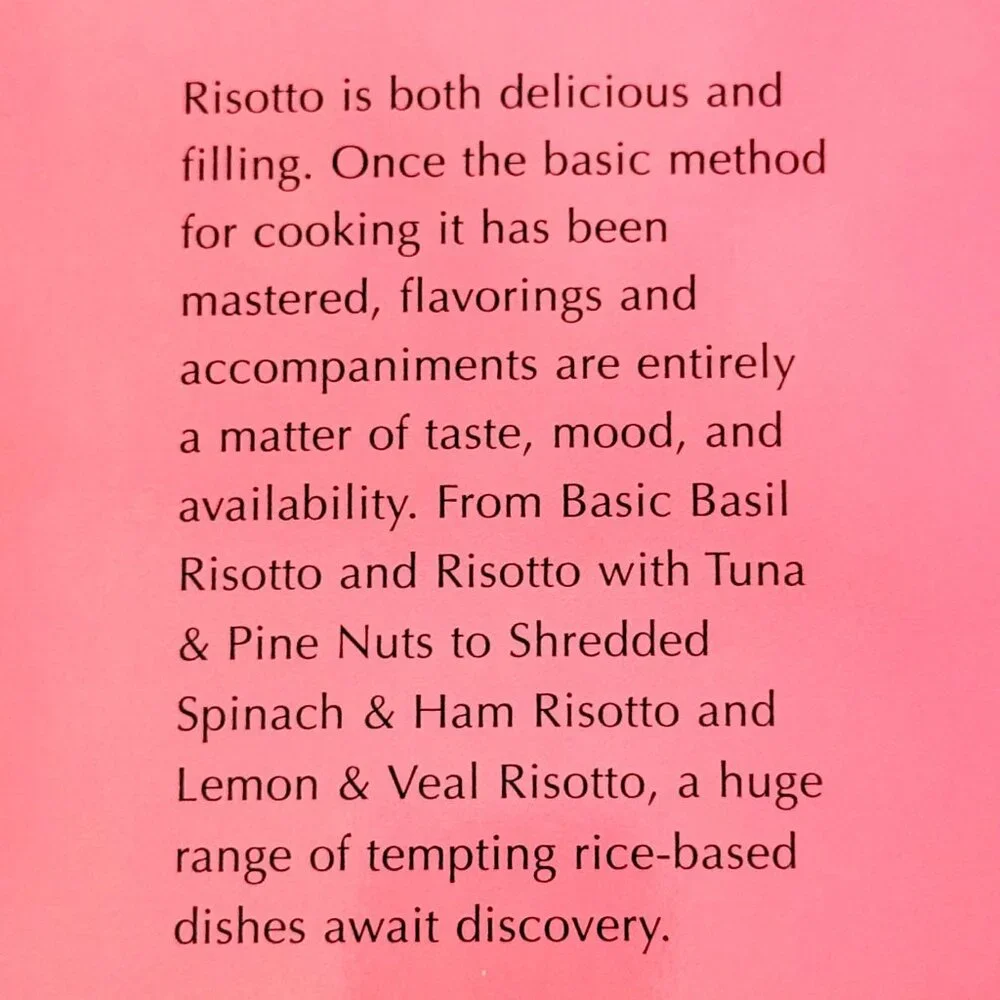 Risotto Cookbook: The Essentials Collection (2002)